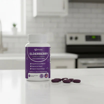 Elvera Gut Support Complex with Elderberry, Zinc & Vitamin C